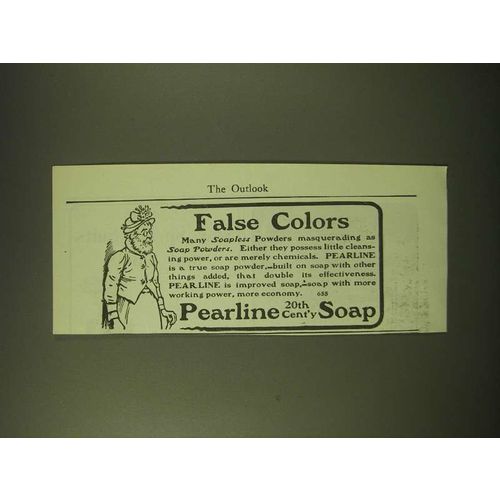1902 Pearline Soap Ad - False colors