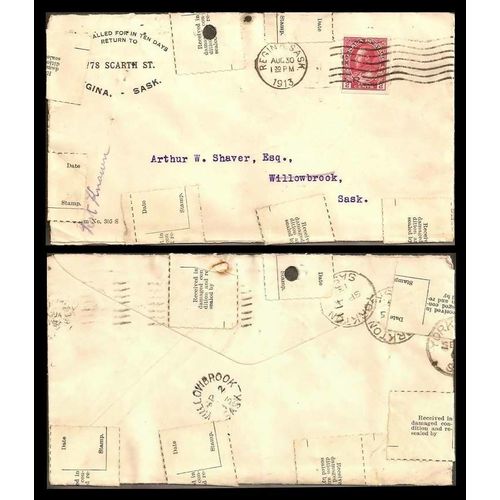Canada Admiral Multiple PO Sealed, 1913 Sastatchewan