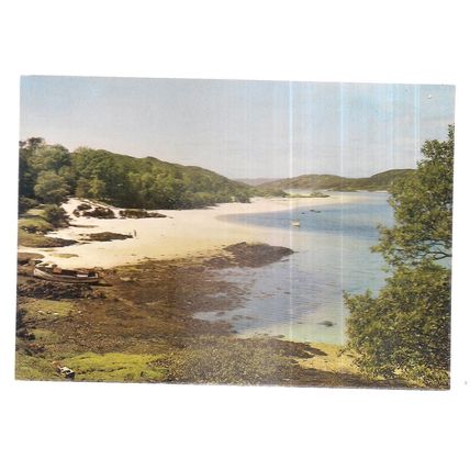 THE WHITE SANDS OF MORAR unused postcard J.Arthur Dixon PIN/83624 (a) =