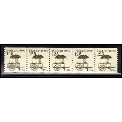 2133 12.5c Pushcart Fine MNH Dry Gum PNC 1/5 X2249