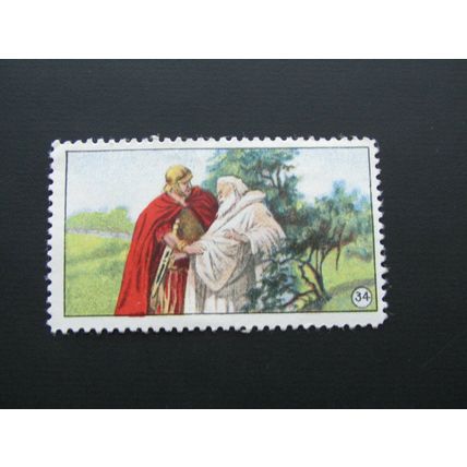 Gospel - Sunday School Religious Stamps - Faith Press Ect Variants (e36)