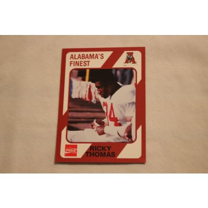 Ricky Thomas 1989 Collegiate Collection Alabama's Finest NO. 328
