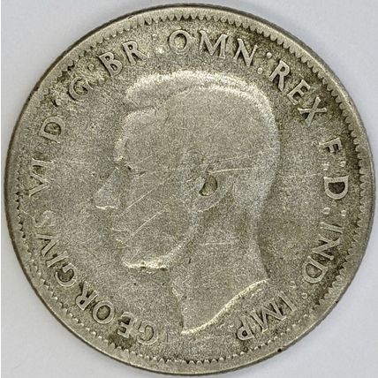 AUSTRALIA 1946 Florin 50% Silver (D)