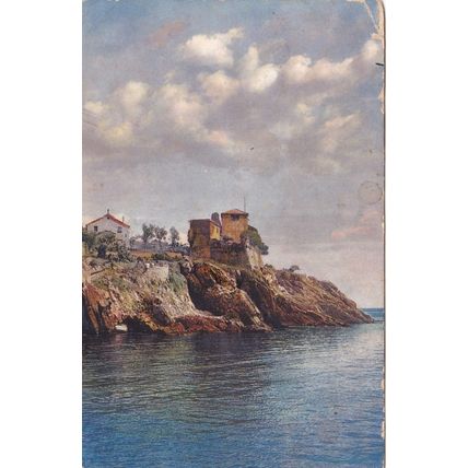NERVES TORRE GROPALLO Italy Postcard posted 1953 creased