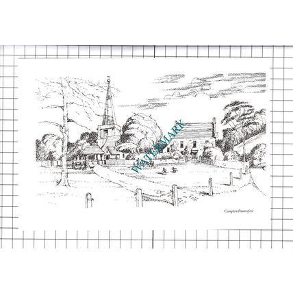 Compton Pauncefoot Somerset - 1980's Cutting / Print