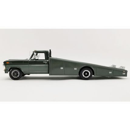 1/18 1970 Ford F-350 Ramp Truck HIGHLAND GREEN