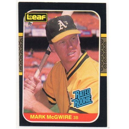 LEAF RATED ROOKIE MARK MCGWIRE