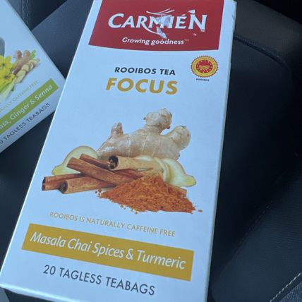 Carmien African Tea Variety Pack- 5 Pack: Focus, Revive, Boost, Relax & Cleanse