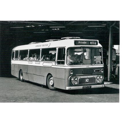 Black & White Photograph of Yorkshire Traction Co. Ltd. - NHE 23F