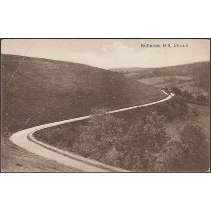 Butterow Hill, Stroud, Gloucestershire, 1947 - Postcard