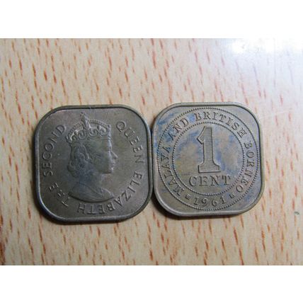 Borneo 1961 1 Cent Coin