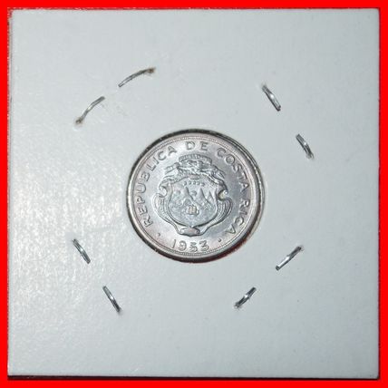Ⰶ USA 5 STARS SHIPS (1953-1967):COSTA RICA★10 CENTIMOS 1953★LOW START★NO RESERVE