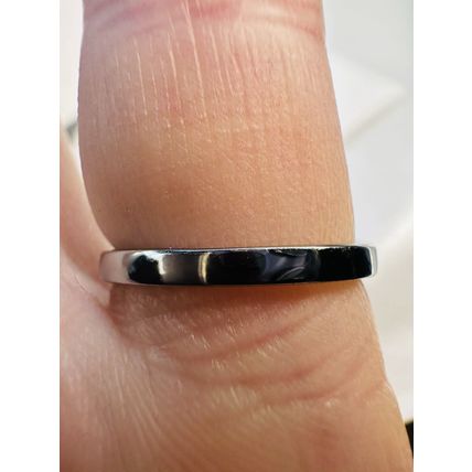 Ring Bomb Party Sz7 RBP Green Triangle Gem Hematite P Band Costume Jewelry