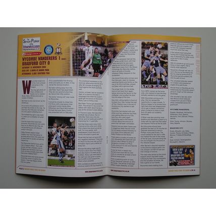 BRADFORD CITY v LEYTON ORIENT FA Cup 2nd Round 29/11/2008