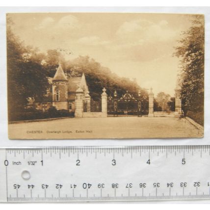 1910 postcard Chester, Overleigh Lodge, Eaton Hall