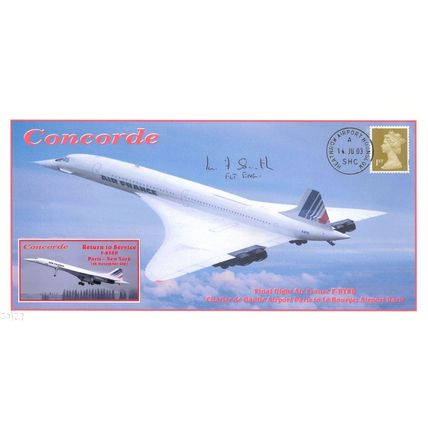 Ian Smith Concorde Pilot LIMITED EDITION OF 37 Hand Signed FDC