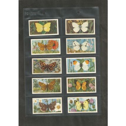 Brooke Bond Original Vintage Full Set of 50 Tea Cards British Butterflies 1963
