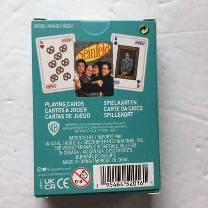 NEW Seinfeld Playing Cards
