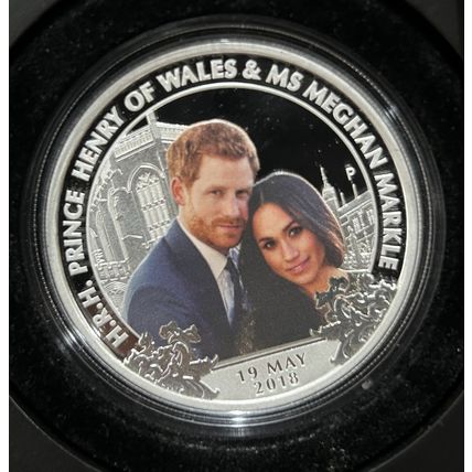 1 Oz Silver Proof Collectible 2018 Royal Wedding You Will Receive # 1347 Of 5000