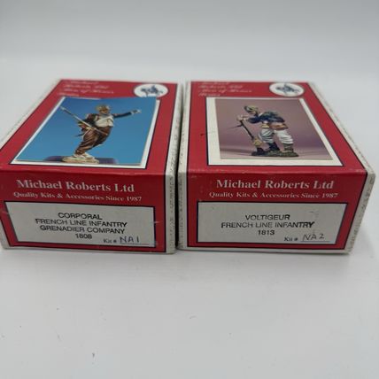 Michael Robert’s ltd Corporal & Voltigeur French infantry #1808 #1813 models