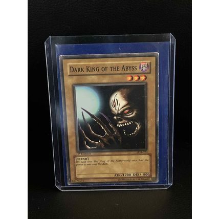 Dark King of the Abyss - LOB-020 - Common - 1st Edition Legend of Blue Eyes Whit