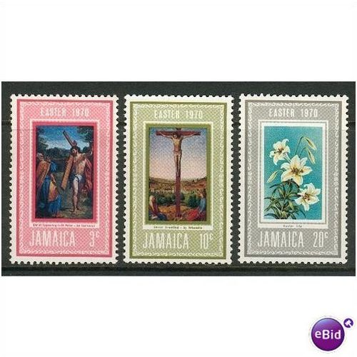 Jamaica stamps 1970 - SG 303-305 - Easter set MNH