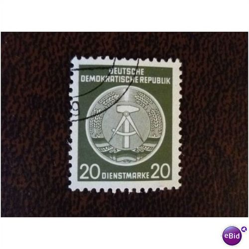 East Germany 1954 Official Stamps 20pf fine used stamp SGEO192