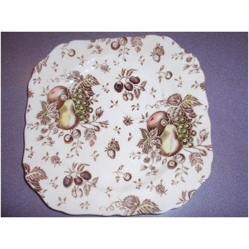 Vintage Johnson Brothers Autumn's Delight Snack Plate and Cup Set