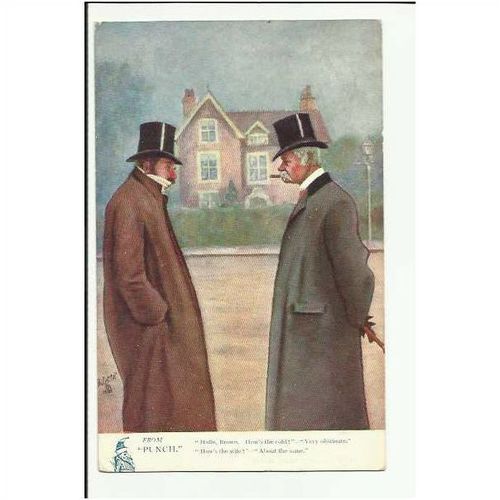 TUCK OILETTE Postcard 9188 "From PUNCH" - How's The Wife?