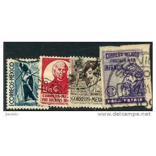 1929/1947 4 different Charity values - fine used (o)