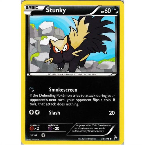 Pokemon XY Flashfire - #53/106 - Stunky