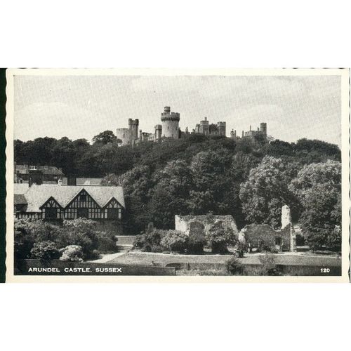 Vintage GB Postcard - Arundel Castle, Sussex - 120