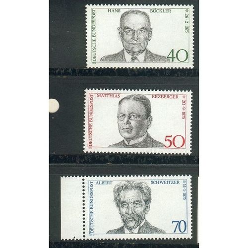 Germany 1975 - SG1722-24 - Birth Centenaries (unused)