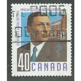 CAN 1991 40c ' MEDICAL PIONEERS - BANTING' FINE USED (EBID38-852)