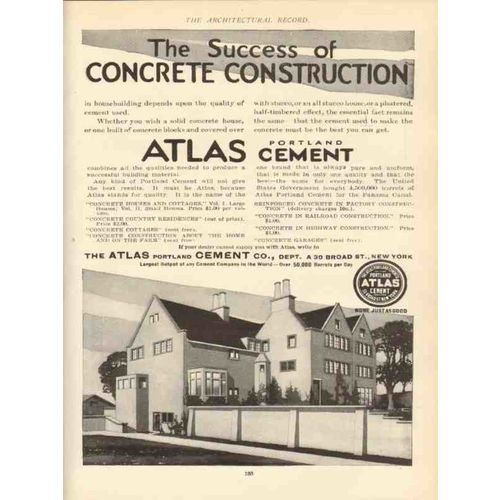 atlas portland cement 1910 success concrete construction vintage ad