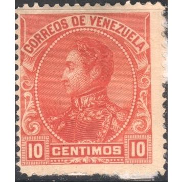 Venezuela 1899 - 10c cinnabar - Bolivar - MH