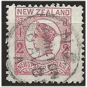 New Zealand 1875 SG149 1/2d Pale Dull Rose Fine Used . ..