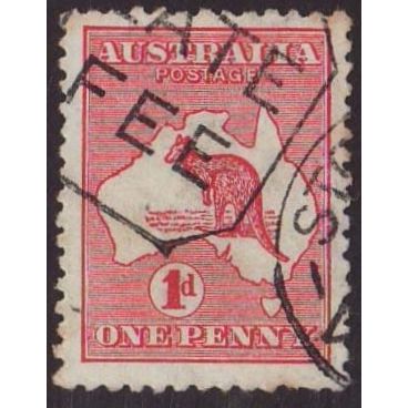 Australia 1913 SG2 Used Kangaroos/Animals (D-955)