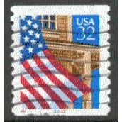 Used 2913 32c U.S. Flag Over Porch Fine CNS 33333 W1160