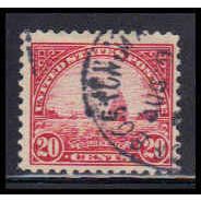 Used 567 20c Golden Gate Fine W2318
