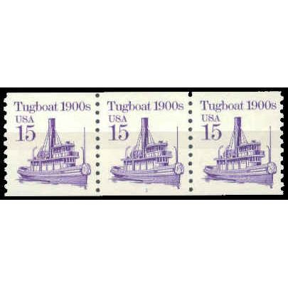 2260 15c Tugboat Fine MNH Dry Gum PNC 1/3 W1459