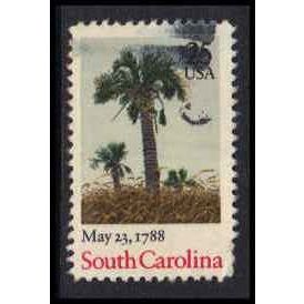 Used 2343 25c South Carolina Fine W4683
