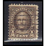 Used 653 1/2c Nathan Hale Average KA7345