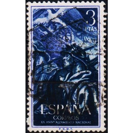 Spain. 1956 3p S.G.1253 Used