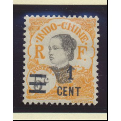 Indo-China Stamp Scott #88, Mint Hinged, Hinge Remnant