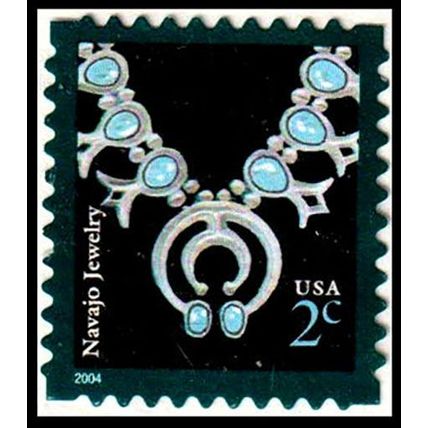 USA 2004 Jewelry 2c Used Stamp Navajo Necklace