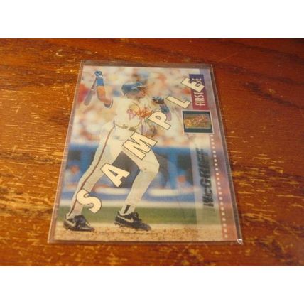 1995 Sport Flix, Sample, FRED McGRIFF, Braves, #3