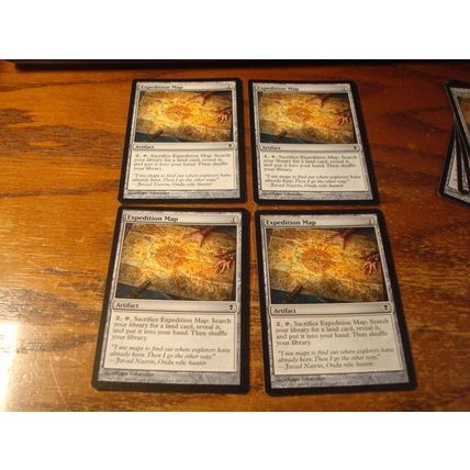 Magic The Gathering, MTG, 10-Cards, 1993-2009, EXPEDITION MAP, nm