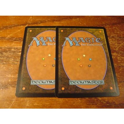 Magic The Gathering, MTG, 2-Cards, 1993-2009, ELVISH VISIONARY, nm