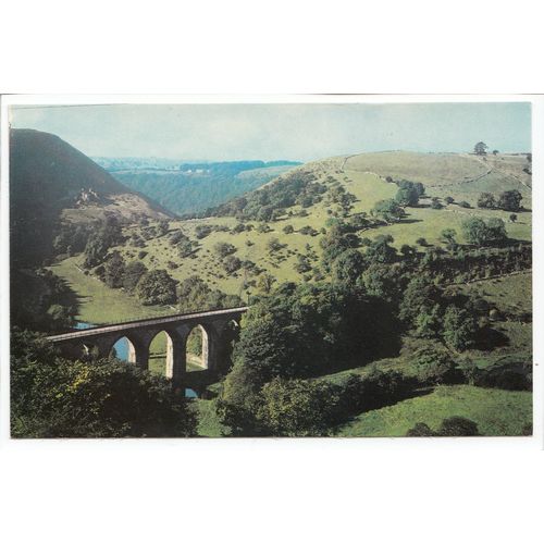 Monsal Dale from Monsal Head Derbyshire Postcard 16770